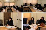 برگزاری جلسه آموزشی برای بهورزان و رابطین بهداشت مدارس شهری وروستایی شبکه بهداشت ودرمان اسلامشهر